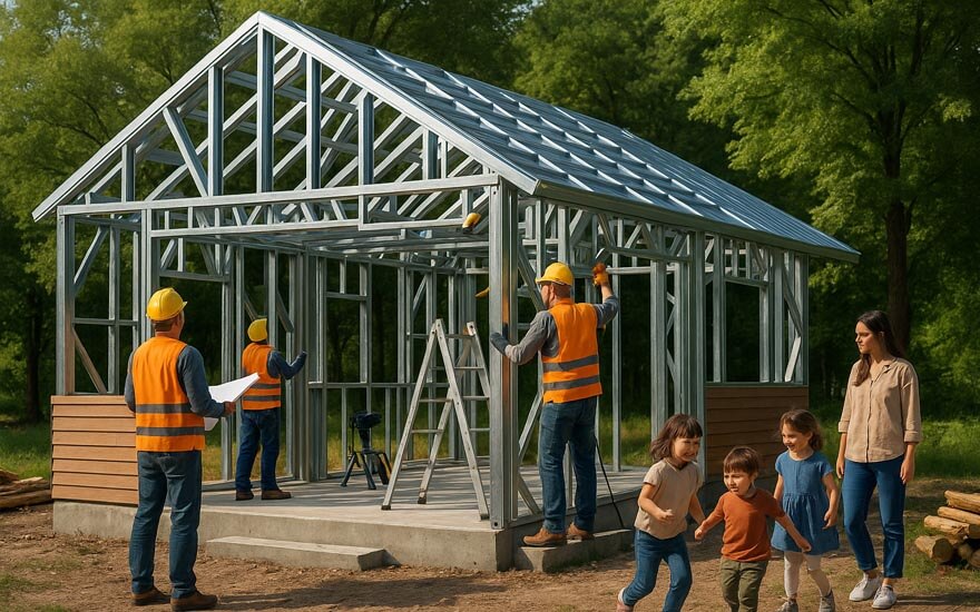 Hafif Çelik Prefabrik Evler