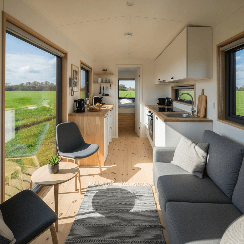 45m² Ekonomik Çelik Prefabrik Ev | Hızlı Kurulum, Depreme Dayanıklı - Görsel 2