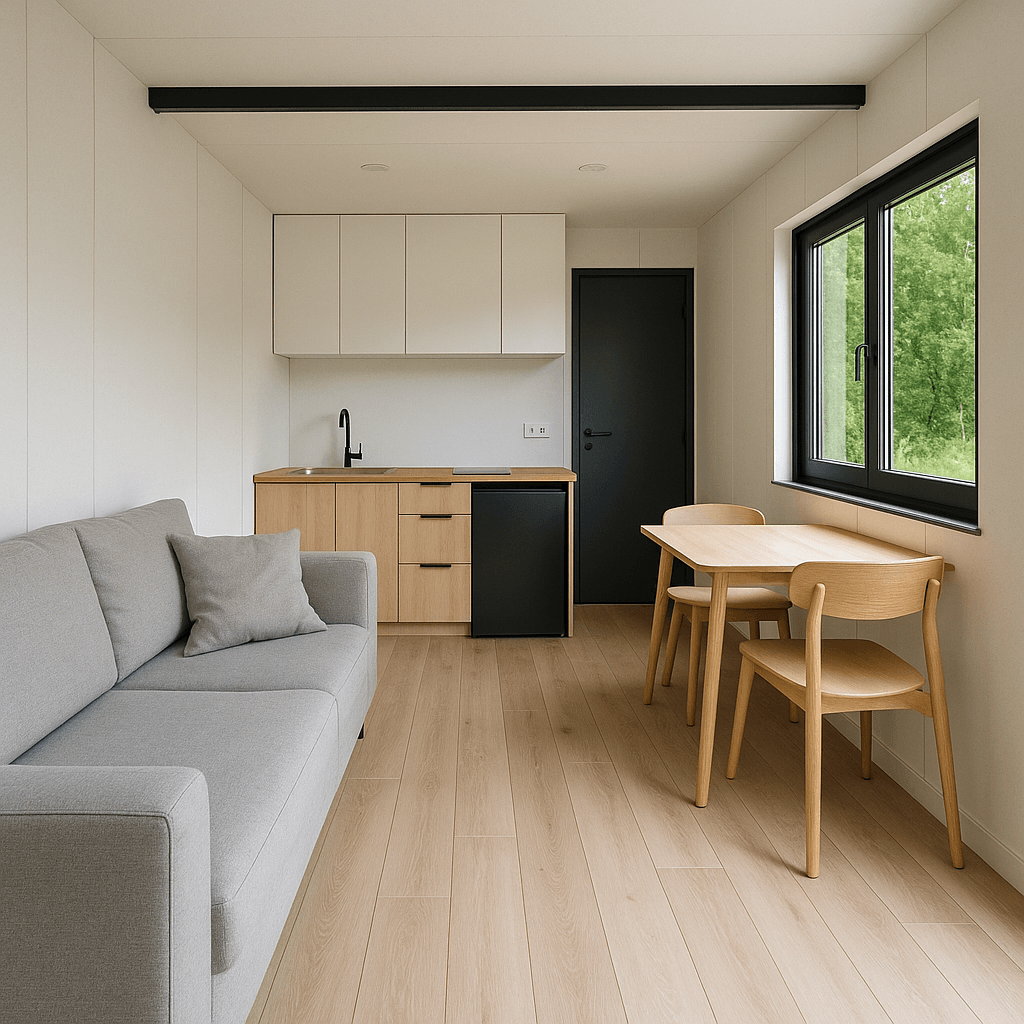 3e Eco-Lux Çelik Tiny House - Görsel 2