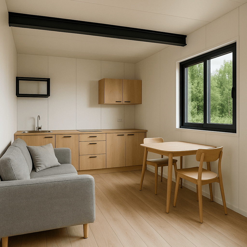 3e Eco-Lux Çelik Tiny House - Görsel 4